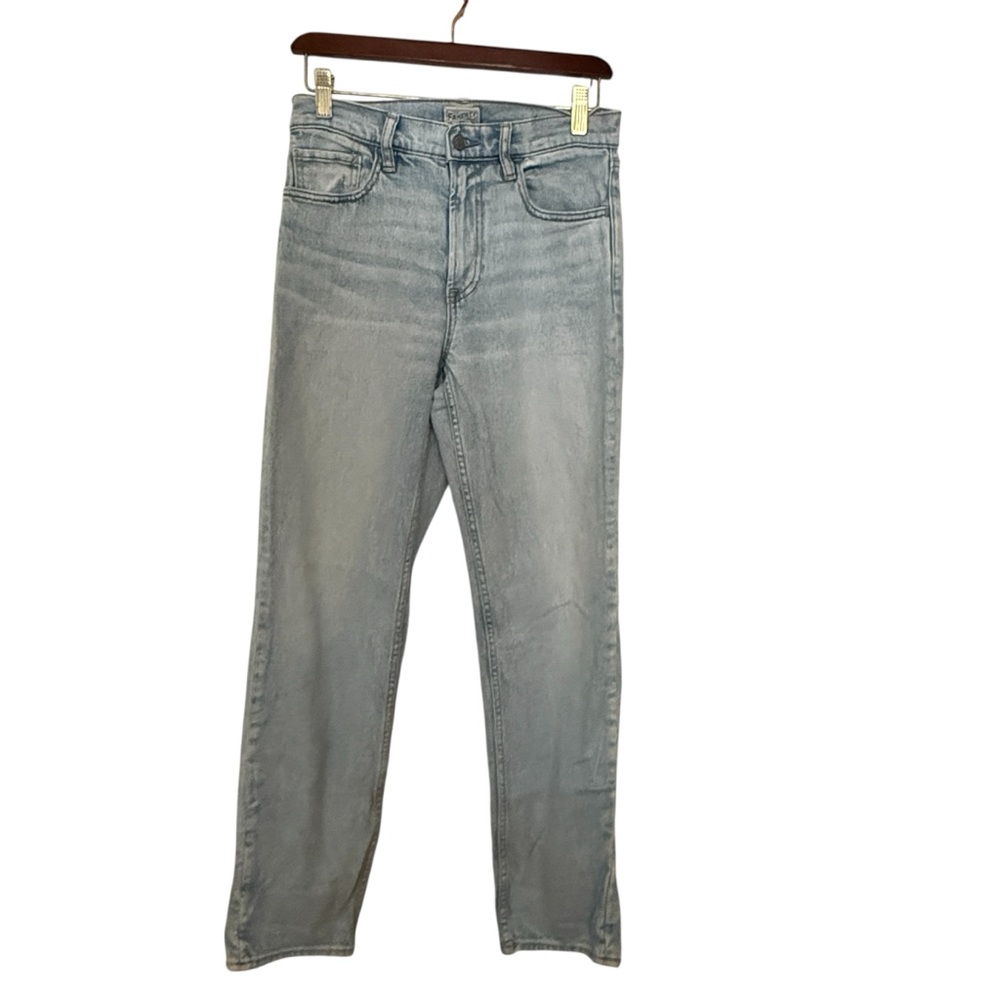Faherty High Rise Straight Leg Jeans Light Wash Size 27